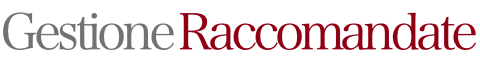 Gestione Raccomandate - Pannello di controllo amministrativo